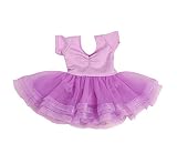 DUORUI Vêtements de Poupée Robe de Ballet Tenue en Dentelle pour Poupée American Girl 18 Pouces