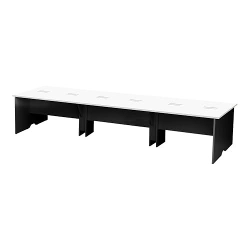 �y�@�l��p�z LOOKIT �t���[�A�h���X�f�X�N 6�l�p ��3600mm �I�t�B�X�f�X�N ���[�N�e�[�u�� �u���b�N×�z���C�g AFD-3612