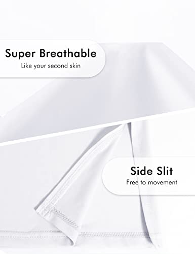 Image of Half Slips for Under Dress Women Underskirt Dress Extender Lace Trim Knee Length