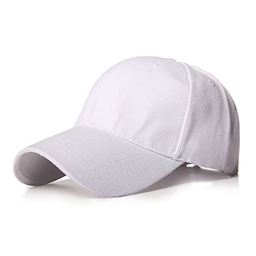 Gorra Unisex De Tamaño Ajustable Con Velcro Para Hombre Y Mujer, Gorra De Béisbol Lisa Básica - Gorra Negra, Azul, Beige Transpirable Y Resistente - Diseño Clásico Blanco Gorra Unisex De Tamaño Ajustable Con Velcro Para Hombre Y Mujer, Gorra De Béisbol Lisa Básica - Gorra Negra, Azul, Beige Transpirable Y Resistente - Diseño Clásico Blanco