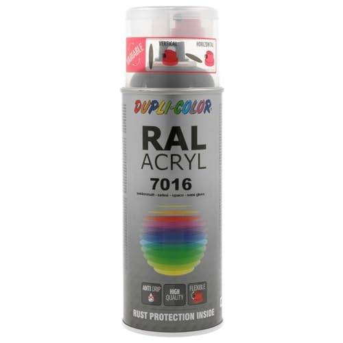 DUPLI-COLOR 366307 RAL-Acryl-Spray 7016, 400 ml, Anthrazitgrau Seidenmatt