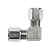 Brennan Industries C2500-05-05-FG Forged Steel Elbow 90 Degree Flareless Bite Type Fitting, 5/16" Bite Type Tube x 5/16" Bite Type Tube