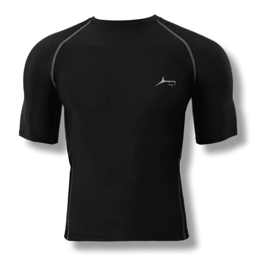 Image of PROSHARX Premium Compression Tights Half Sleeves Dry Fit T-Shirts for High Performance in Gym