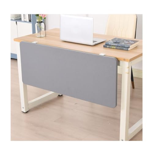 Dźwiękoszczelna ścianka działowa do biurek, biur i studentów, panele do stołów, ścianki akustyczne, separatory do stanowisk pracy, osłony stanowisk pracy,Gris-100X40cm