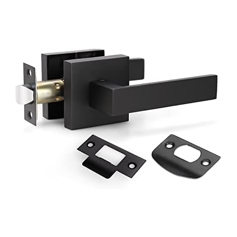 KNOBWELL Matte Black Heavy Duty Door Handle Cover