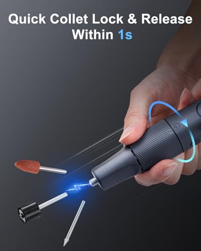 image for GROWNEER Mini Cordless Rotary Tool Kit, 8V Rechargeable Rotary Tool, 5