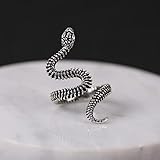 Zoom IMG-1 mayiyaho retr esagerato rattlesnake ring