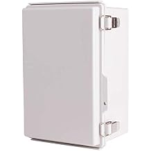 BC-AGP-203015, Plastic Enclosure, ABS, Gray Color, P Type for Molded Hinge & Stainless Steel Latch, W7.87 x L11.81 x D5.91" Size, IP67