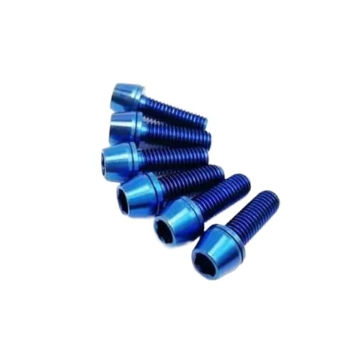 2-6̃`^˂{gM5 M6X16 / 18/20/25R[wbhKXPbgbV[t]ԃXelW{g(Blue,6PCS_M5X20MM)