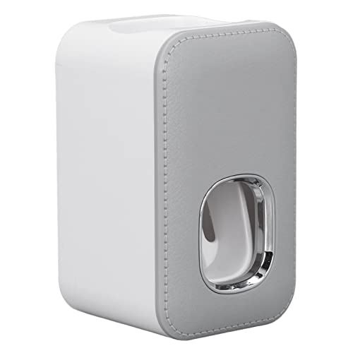 Hilitand Toothpaste Dispenser Wall Mount for Bathroom Automatic Toothpaste Squeezer Grey