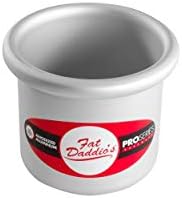 Fat Daddio's Round Cake Pan, 3 x 3 Inch, Silver