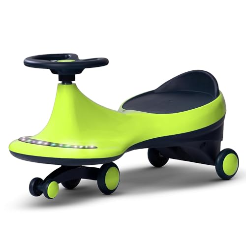 Image of Super Smooth Musical with Lights Plasma car Ride On for Kids, Baby Car, Ride On Magic Car for Kids 2 to 8 Years Boys Girls (Green)