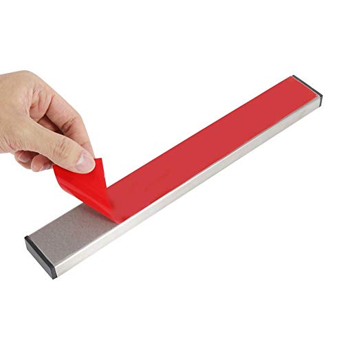 Stainless Steel Knives Holder, Multi-Purpose Stainless Steel Magnetic Knives Rack Holder Home Kitchen Tool Organizer 31CM