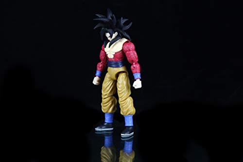 Image of Dragon Ball Super - Dragon Stars Super Saiyan 4 Goku Figure (Series 9) | Dragonball Super 6 Inch Action Figure Dragon Stars Series 9 - SS4 Goku