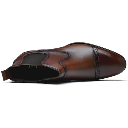 Image of Men's Chukka Boots Genuine Leather Ankle Boot for Men Classic Casual Oxford Style Footwear