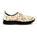 JoyLamoria House Cat Paw Print Shoes for Women Work Fashion Non Slip with Arch Support Casual Travel