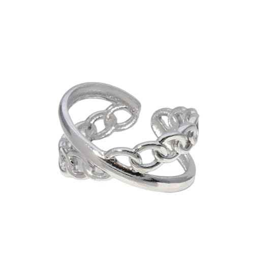 Bijoux bagues femme et homme tendance géométrique - Anneau moderne unisexe