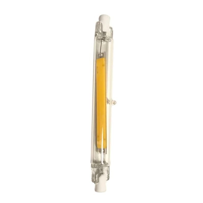 Lot De 3 Ampoules LED COB R7S 78 Mm - 15W équivalent 30W Halogène - Dimmable - Blanc Chaud