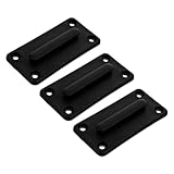 IMIKEYA 3 Stück Abs Kunststoff Wandhalterung für Einziehbaren Sicherheitsgurt Wandaufnahme für Absperrgürtel Einfache Montage Vielseitig für Veranstaltungen und Gebäudeverwaltung