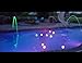 MicroTronixx Floating Lights for Pool (Set of 12) 3' Round LED Lighted Balls, Color Changing Pool Decorations, Multicolor, PVC Plastic