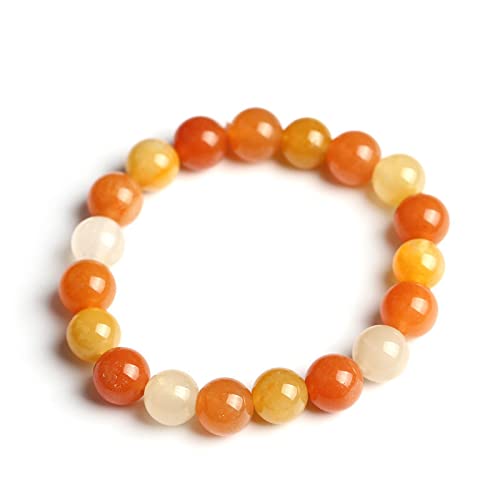 Bracelet en quartzite naturelle multicolore 10/12mm pour femme
