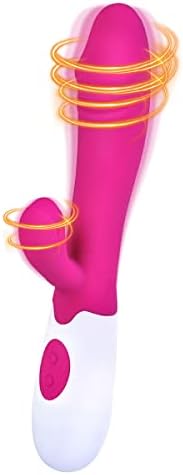 Sugador de Clitóris e Vibrador Feminino 2 em 1-7 Níveis de Vibraç...