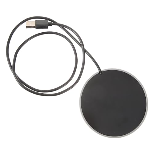 KICHOUSE Electric Coffee Mug Warmer USB Heating Coaster for Desk Temperature Drink Warmer for Various Mug Compact and Portable Beverage Heater for Home Office Use
