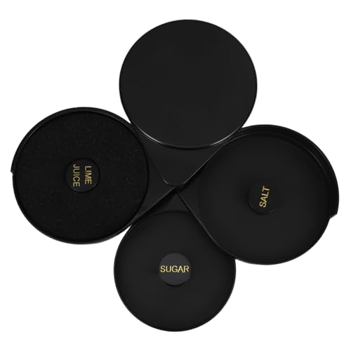 SOLUSTRE Cocktail Salt Sugar Bulk Storage Home Bar Essential Rimmer Tool for Bartenders