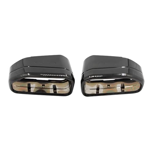 Embout d'échappement noir en acier pour BMW X3 G01 et X4 G02 LCI