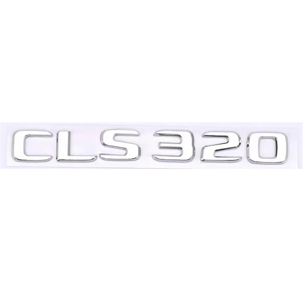 YTQMoreBNZ YYDStes Gloss Black silver ABS Compatible With Mercedes-Benz New Letter CLS260 CLS300 CLS320 CLS350 CLS400