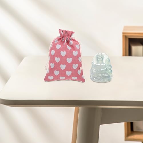 Bolsas de tejido con cordón para joyas ideales para detalles y obsequios 8