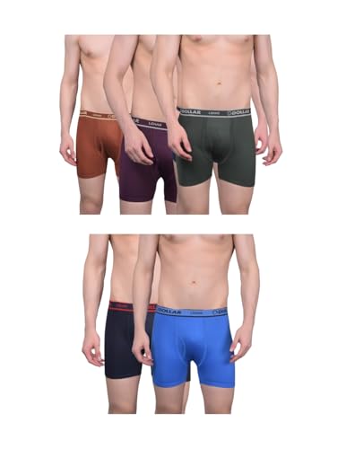 Image of Dollar Lehar Mens Combed Cotton Trunk - Actual Colour May Vary