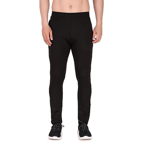Image of Vector X 4 Way Lycra Mens Track Pant|Boys Polyester Jogger| Gym Workout Slim fit Pants| for Yoga, Running, Sports & Multipurpose Lower for man with 1 Zipper Pocket