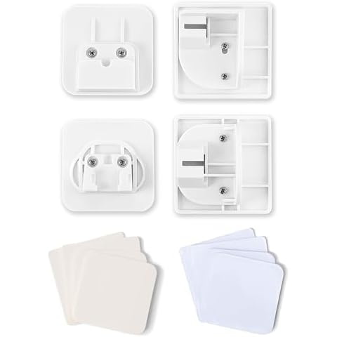 Ycozy Punch-Free Accessories 4-Pack, only for Retractable Baby Gate SG018, No Drilling Accessories Including Two Types of Adhesive Tapes Cover