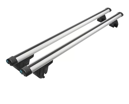 Baca de techo universal de aluminio de 118 cm con cerradura para SUV