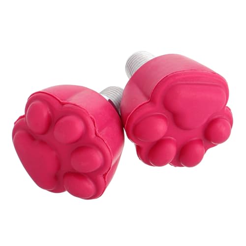 Hemoton 2pcs Roller Skate Toe Stops Rubber Toe Stoppers for Quad Skates Shaped