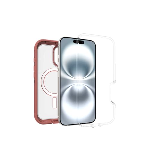 Coque iPhone 16 Otterbox Defender XT MagSafe antichoc transparente et brune