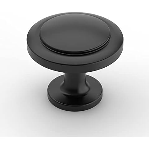 9BUILD Matte Black Drawer Knobs 10 Pack Cover