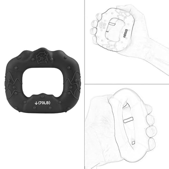 Generic Wrist Hand Grip Strengthener Trainer Strength Trainer Finger Pinch Expander Hand Exercise Gym Hand Gripper for Adults Men