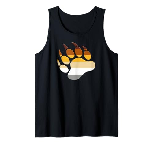 Gay Bear Flagge Bär Pfote Tank Top