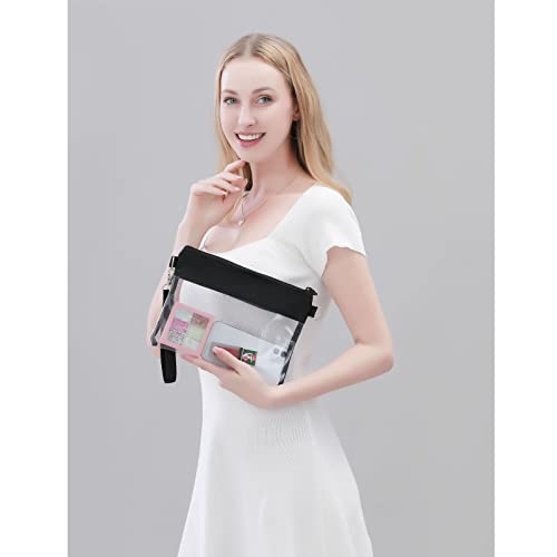 Clear Crossbody Purse Bag - PGA,NCAA Stadium Approved Clear Tote Bag - Thumbnail 7