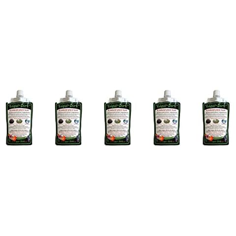 Liqui-Dirt Nano Powder All-Purpose Organic Complete Plant Food for Indoor or Outdoor Use (Makes 45 gallons)18 Balanced Super Foods - Balanced Blend of Vitamins Minerals Micro-Fungi (5) Cover
