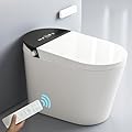 Smart Toilet with Powerful Flush, 1000 Gram MaP Flush Score, Foot Sensor Operation Walk Away Auto Flush and Close, ADA Comfort Chair Height, LED Display