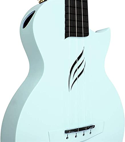 QWEQWE 23″Kit Ukulele Débutant Ukulele étanche Ukelele avec étui/Sangle/Capo/Strings (Color : Blue with Pick up) - Les Beatles, Paul McCartney, John Lennon, RIngo Starr, George Harrison QWEQWE 23"Kit Ukulele Débutant Ukulele étanche Ukelele avec étui/Sangle/Capo/Strings (Color : Blue with Pick up) – Image 4