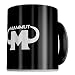 Produktbild Mamut Nutrition Keramik Kaffeetasse Kaffeebecher Trinkbecher - Schwarz