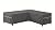 Garden Balsam Heavy Duty Waterproof Patio Furniture Covers,Fade Resistant Outdoor Sofa Covers V-Shaped Sofa Cover 85" W (on Each Side) x 33" D x 31" H Dark Grey