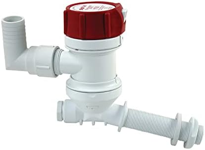 Rule Marine Tournament Livewell Pump (Angled Thru Hull Fitting, 12-Volt)