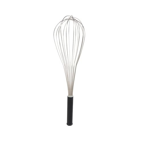 Restaurantware Met Lux 18 x 5 Inch Baking Whisk 1 Piano Whisk With Ergonomic Handle - Dishwashable Won't Corrode Stainless Steel Whisk For Whipping Baking Or Cooking by Restaurantware - Used condition - US$33.16