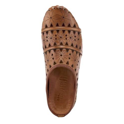 Image of Spring Step Fusalide Slip-On Shoes for Womens - Comfortable Slip-On Shoes with Rubber Outsole - Casual Leather Clogs for Women