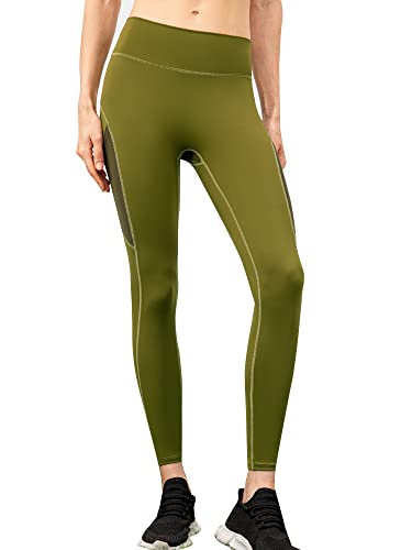Leggings deportivos para mujer HUIOP mallas de entrenamiento transpirables con bolsillos